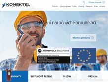 Tablet Screenshot of konektel.cz